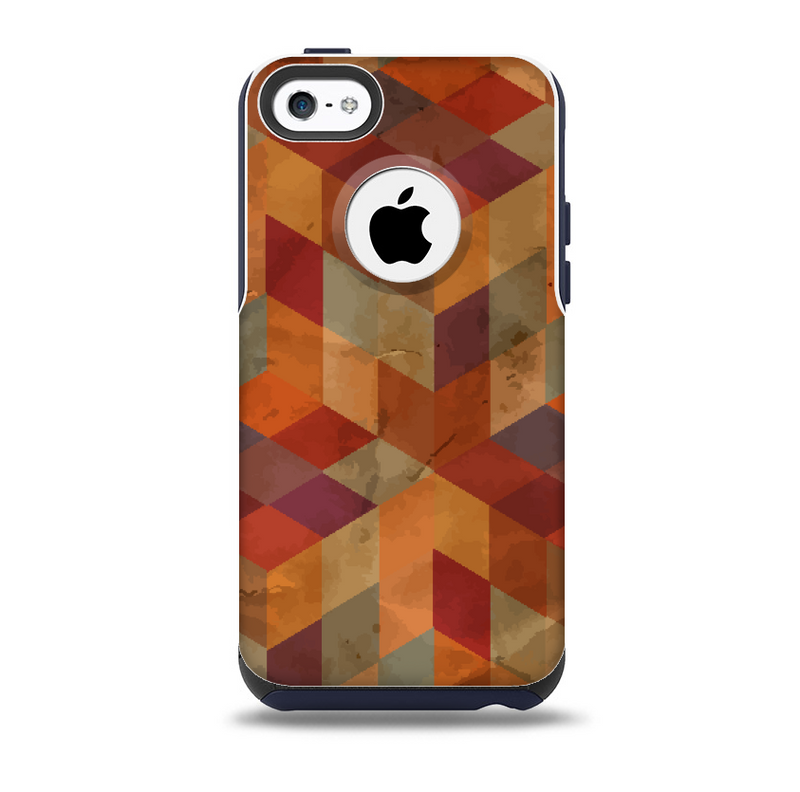 Autumn Colored Geometric Pattern Skin for the iPhone 5c OtterBox Commuter Case