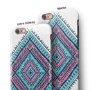 Aztec Diamond iPhone 6/6s or 6/6s Plus 2-Piece Hybrid INK-Fuzed Case