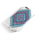 Aztec Diamond iPhone 6/6s or 6/6s Plus 2-Piece Hybrid INK-Fuzed Case
