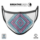 Aztec Diamond - Made in USA Mouth Cover Unisex Anti-Dust Cotton Blend Reusable & Washable Face Mask with Adjustable Sizing for Adult or Child