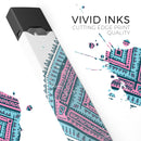 Aztec Diamond - Premium Decal Protective Skin-Wrap Sticker compatible with the Juul Labs vaping device