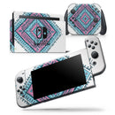 Aztec Diamond - Skin Wrap Decal for Nintendo Switch Lite Console & Dock - 3DS XL - 2DS - Pro - DSi - Wii - Joy-Con Gaming Controller