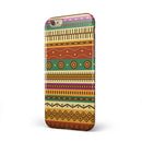 Aztec_Tribal_Vintage_Tan_and_Gold_Pattern_V6_-_iPhone_6s_-_Gold_-_Clear_Rubber_-_Hybrid_Case_-_Shopify_-_V1.jpg