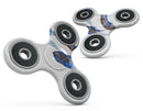 Azul Watercolor Feathers Full-Body Fidget Spinner Skin-Kit