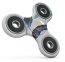 Azul Watercolor Feathers Full-Body Fidget Spinner Skin-Kit