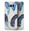 Azul Watercolor Feathers - Samsung Galaxy S8 Full-Body Skin Kit