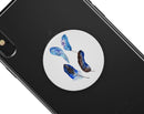 Azul Watercolor Feathers - Skin Kit for PopSockets and other Smartphone Extendable Grips & Stands