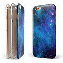 Azure Nebula iPhone 6/6s or 6/6s Plus 2-Piece Hybrid INK-Fuzed Case