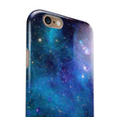 Azure Nebula iPhone 6/6s or 6/6s Plus 2-Piece Hybrid INK-Fuzed Case