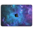 Azure Nebula // Skin Decal Wrap Kit Compatible with the Apple MacBook Pro, Pro with Touch Bar or Air (11, 12, 13, 15 & 16" - All Versions Available)