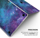 Azure Nebula // Skin Decal Wrap Kit Compatible with the Apple MacBook Pro, Pro with Touch Bar or Air (11, 12, 13, 15 & 16" - All Versions Available)