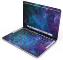 Azure Nebula // Skin Decal Wrap Kit Compatible with the Apple MacBook Pro, Pro with Touch Bar or Air (11, 12, 13, 15 & 16" - All Versions Available)