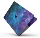 Azure Nebula // Skin Decal Wrap Kit Compatible with the Apple MacBook Pro, Pro with Touch Bar or Air (11, 12, 13, 15 & 16" - All Versions Available)
