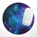 Azure Nebula// WaterProof Rubber Foam Backed Anti-Slip Mouse Pad for Home Work Office or Gaming Computer Desk