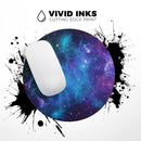 Azure Nebula// WaterProof Rubber Foam Backed Anti-Slip Mouse Pad for Home Work Office or Gaming Computer Desk