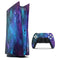 Azure Nebula - Full Body Skin Decal Wrap Kit for Sony Playstation 5, Playstation 4, Playstation 3, & Controllers