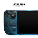 Azure Nebula // Full Body Skin Decal Wrap Kit for the Steam Deck handheld gaming computer