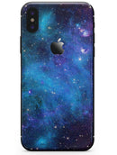 Azure Nebula - iPhone X Skin-Kit