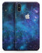 Azure Nebula - iPhone X Skin-Kit