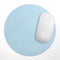 Baby Blue Pastel Color// WaterProof Rubber Foam Backed Anti-Slip Mouse Pad for Home Work Office or Gaming Computer Desk