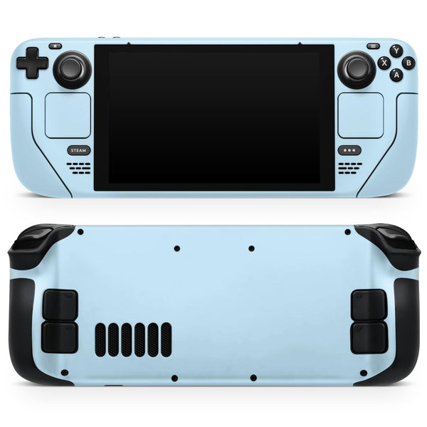 Baby Blue Pastel Color // Full Body Skin Decal Wrap Kit for the Steam Deck handheld gaming computer