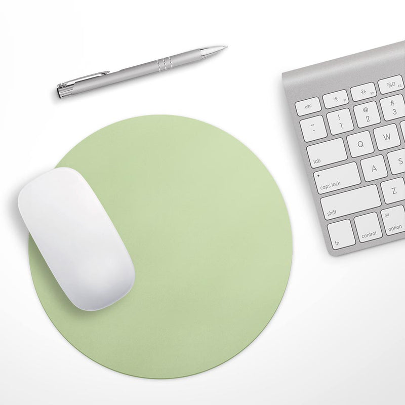 Baby Green Pastel Color// WaterProof Rubber Foam Backed Anti-Slip Mouse Pad for Home Work Office or Gaming Computer Desk