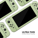 Baby Green Pastel Color // Skin Decal Wrap Kit for Nintendo Switch Console & Dock, Joy-Cons, Pro Controller, Lite, 3DS XL, 2DS XL, DSi, or Wii - Vinyl Skin Wrap for Nintendo Switch 2, OLED, Lite, Pro Controller, Wii & Classic Handhelds