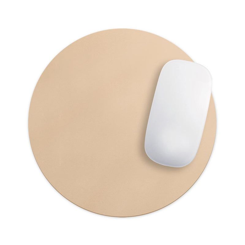 Baby Orange Pastel Color// WaterProof Rubber Foam Backed Anti-Slip Mouse Pad for Home Work Office or Gaming Computer Desk