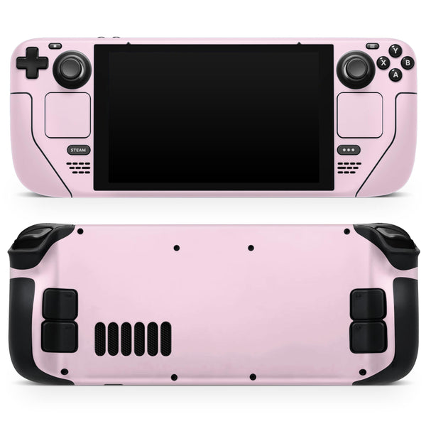 Baby Pink Pastel Color // Full Body Skin Decal Wrap Kit for the Steam Deck handheld gaming computer