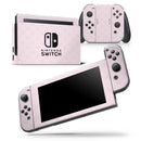 Baby Pink Shell Pattern - Skin Wrap Decal for Nintendo Switch Lite Console & Dock - 3DS XL - 2DS - Pro - DSi - Wii - Joy-Con Gaming Controller