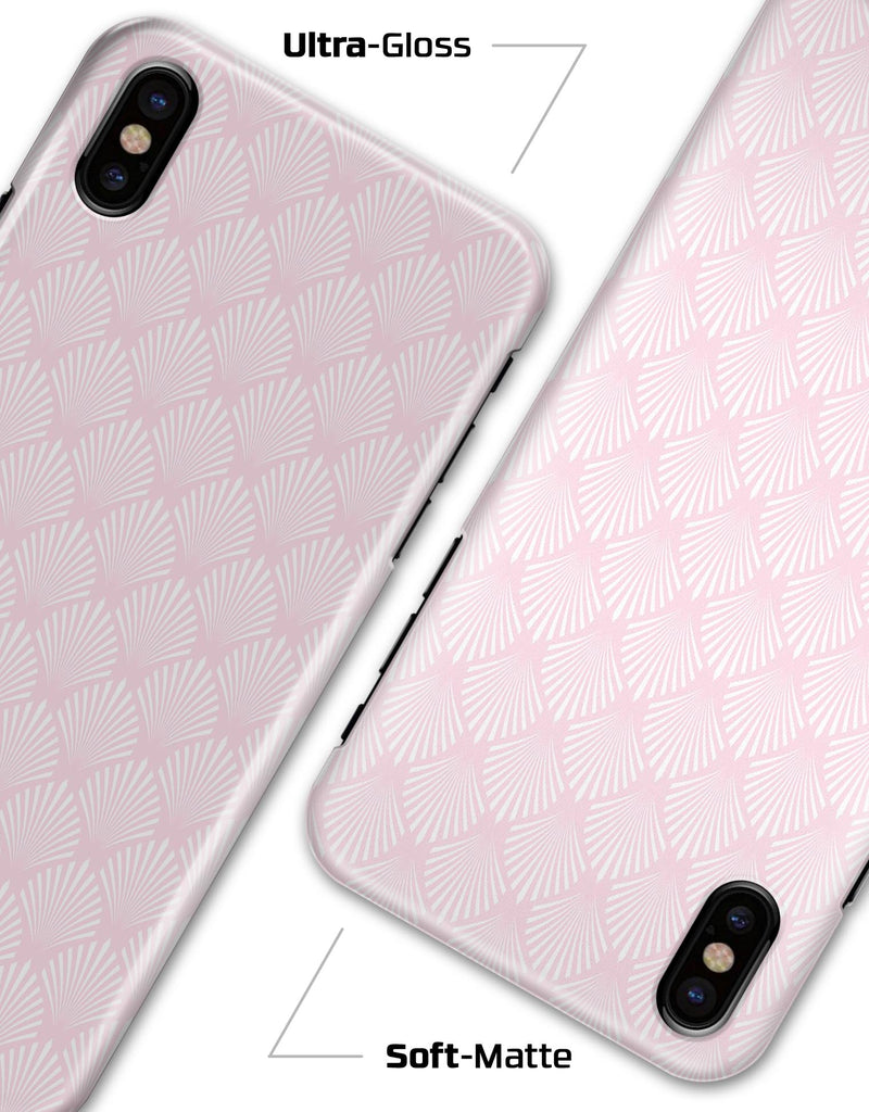 Baby Pink Shell Pattern - iPhone X Clipit Case