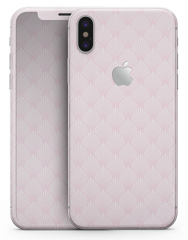Baby Pink Shell Pattern - iPhone X Skin-Kit