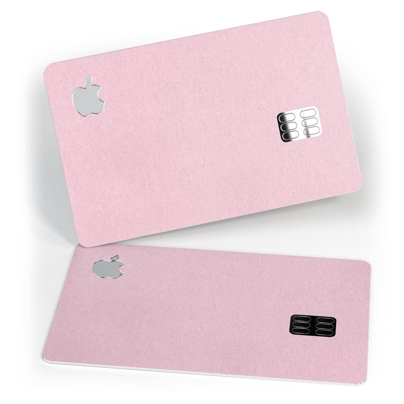 Baby Pink Solid Surface - Premium Protective Decal Skin-Kit for the Apple Credit Card