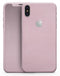 Baby Pink Solid Surface - iPhone X Skin-Kit