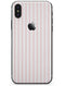Baby Pink Vertical Stripes - iPhone X Skin-Kit