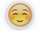 Bashful Smile Emoticon Emoji - Skin Kit for PopSockets and other Smartphone Extendable Grips & Stands