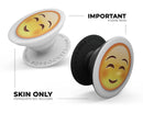 Bashful Smile Emoticon Emoji - Skin Kit for PopSockets and other Smartphone Extendable Grips & Stands