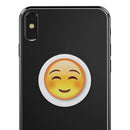 Bashful Smile Emoticon Emoji - Skin Kit for PopSockets and other Smartphone Extendable Grips & Stands