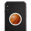 Basketball Emoticon Emoji - Skin Kit for PopSockets and other Smartphone Extendable Grips & Stands