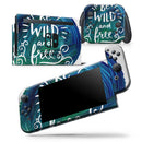 Be Wild and Free - Skin Wrap Decal for Nintendo Switch Lite Console & Dock - 3DS XL - 2DS - Pro - DSi - Wii - Joy-Con Gaming Controller