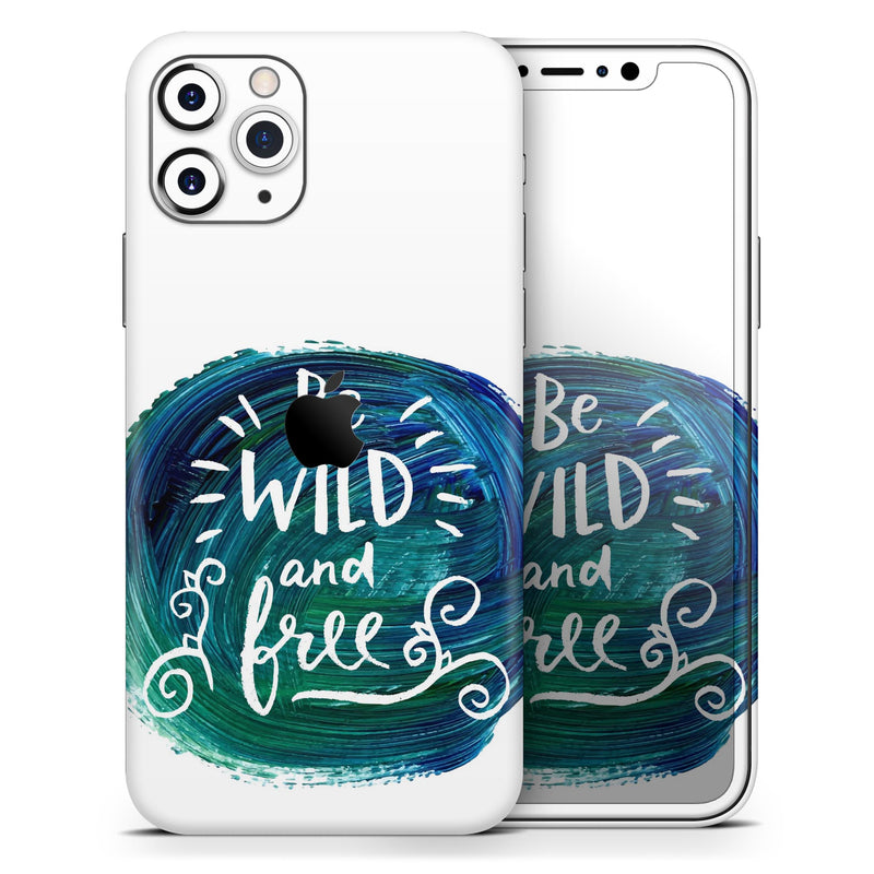 Be Wild and Free  - Protective Skin Wrap & Decal – Compatible with iPhone SE to iPhone 17 Pro Max (All Models)