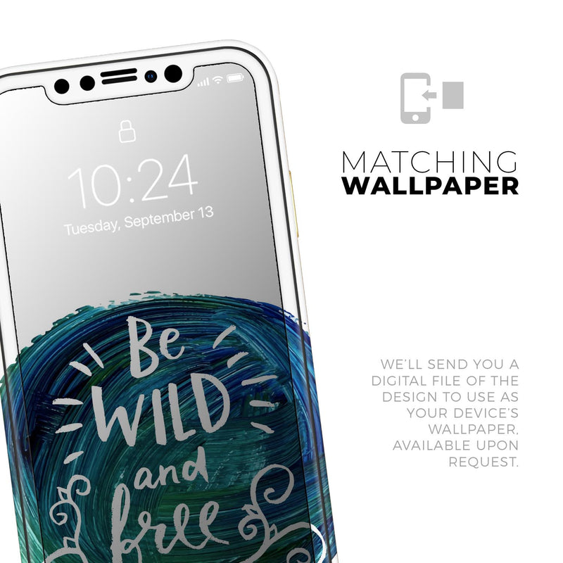 Be Wild and Free  - Protective Skin Wrap & Decal – Compatible with iPhone SE to iPhone 17 Pro Max (All Models)