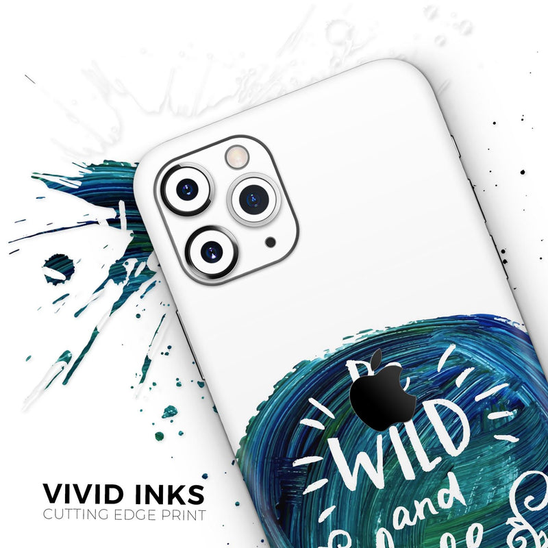 Be Wild and Free  - Protective Skin Wrap & Decal – Compatible with iPhone SE to iPhone 17 Pro Max (All Models)