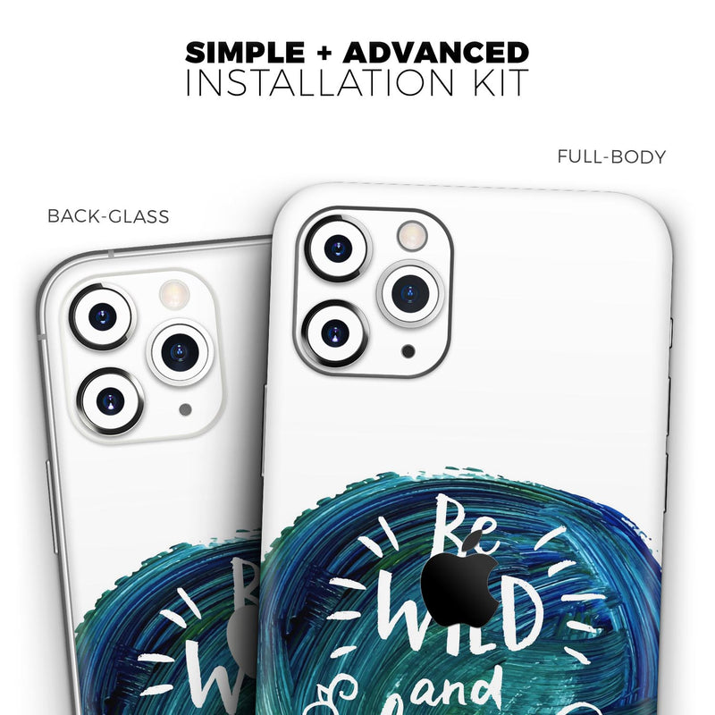 Be Wild and Free  - Protective Skin Wrap & Decal – Compatible with iPhone SE to iPhone 17 Pro Max (All Models)