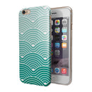 Beach Hotel Wallpaper Waves iPhone 6/6s or 6/6s Plus 2-Piece Hybrid INK-Fuzed Case