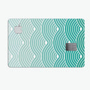 Beach Hotel Wallpaper Waves - Premium Protective Decal Skin-Kit for the Apple Credit Card