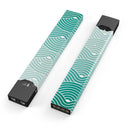 Beach Hotel Wallpaper Waves - Premium Decal Protective Skin-Wrap Sticker compatible with the Juul Labs vaping device