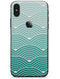 Beach Hotel Wallpaper Waves - iPhone X Skin-Kit
