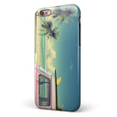 Beach Trip iPhone 6/6s or 6/6s Plus 2-Piece Hybrid INK-Fuzed Case