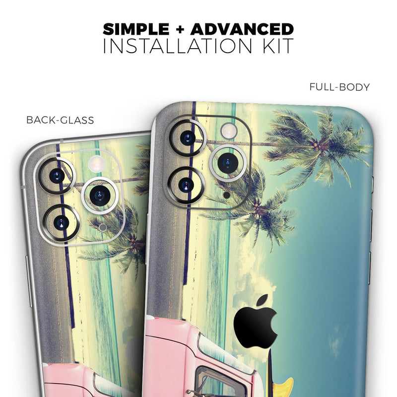 Beach Trip - Skin-Kit compatible with the Apple iPhone 13, 13 Pro Max, 13 Mini, 13 Pro, iPhone 12, iPhone 11 (All iPhones Available)